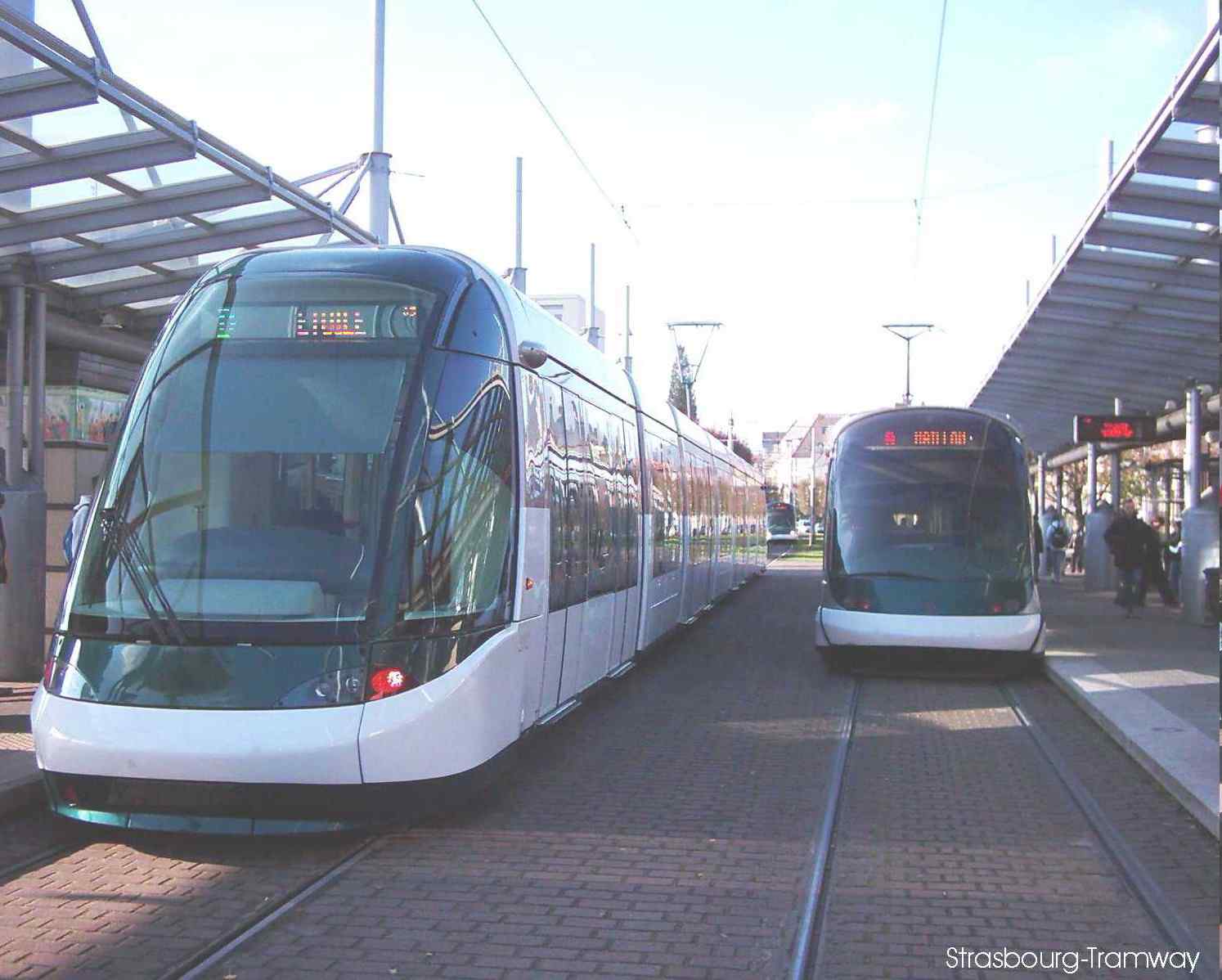 Photo du tram de Strasbourg