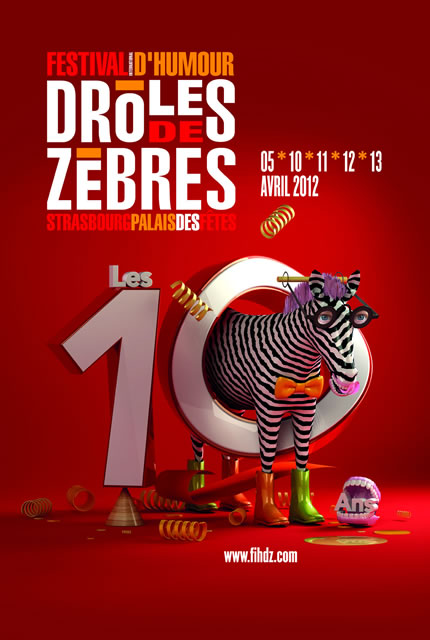 Drôles de Zèbres Affiche du festival Drôles de Zèbres