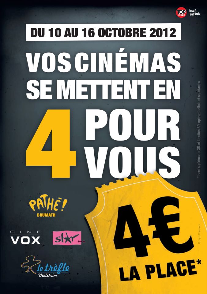 Cinéma à 4 euros